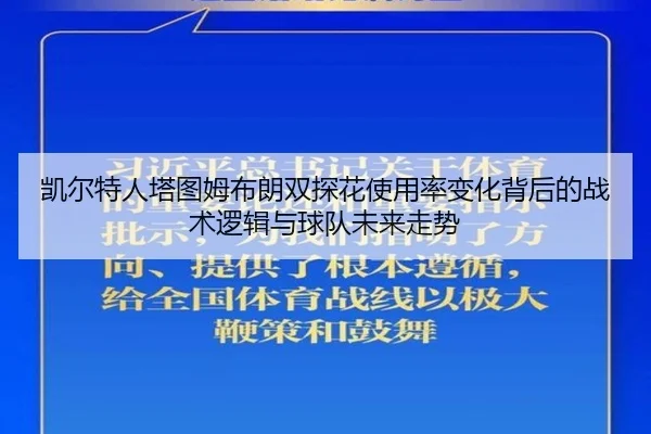 凯尔特人塔图姆布朗双探花使用率变化背后的战术逻辑与球队未来走势